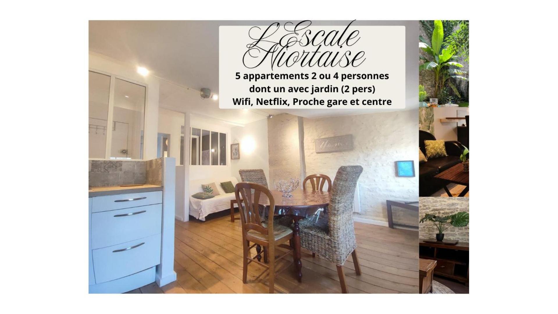L'Escale Niortaise - Centre-Ville - 10Mn Gare - Wifi - Netflix Exteriér fotografie